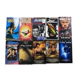 Vintage Action / Thriller VHS Movie Lot